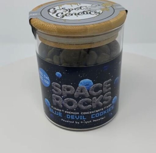 Blue Devil Cookies Space Rocks