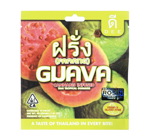 Dee Thai Rosin Infused Guava Gummies