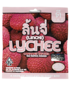 Dee Thai Rosin Infused Lychee Gummies