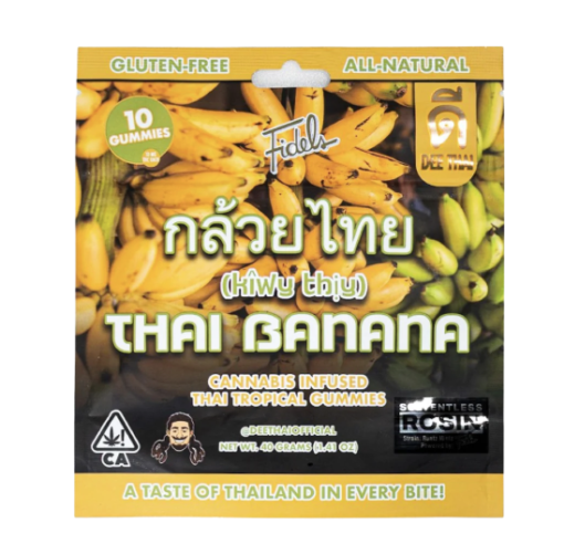 Dee Thai Rosin Infused Banana Gummies