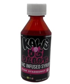 Kaws OG Drank Pink Starburst